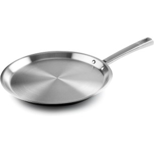 Иноксов тиган за палачинки, 18/10, ф28/24см, h1,8см, FOODIE - Lacor