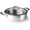 Иноксова тенджера със стъклен капак, ф28см, h8см, 4,7л, ORIGIN - Lacor