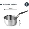 Иноксова касерола, ф18см, h9см, 2,1л, ORIGIN - Lacor