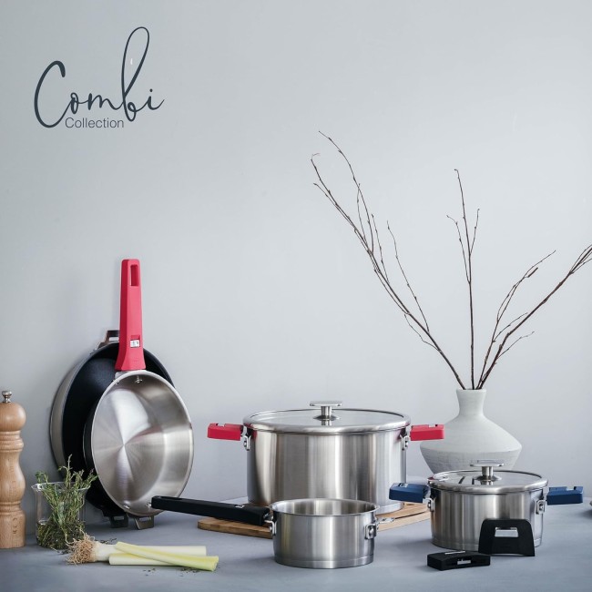 Иноксово тяло за тиган / тава, ф32см, h5,5см, 4л, стакабъл, COMBI – Lacor