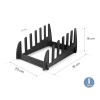 Полипропиленова стойка за 6 дъски за рязане, 23x32xh16см – Lacor
