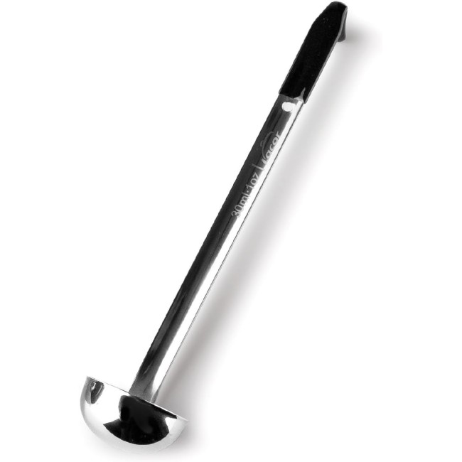 Иноксов черпак с черна PVC дръжка, ф5см, h25,5см, 29,5мл, SELECT – Lacor