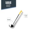 Иноксов черпак с жълта PVC дръжка, ф7см, h27см, 89мл, SELECT – Lacor