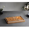Комплект иноксова тава с дървена подложка, 33x23см, h3см, Rice launa – Lacor