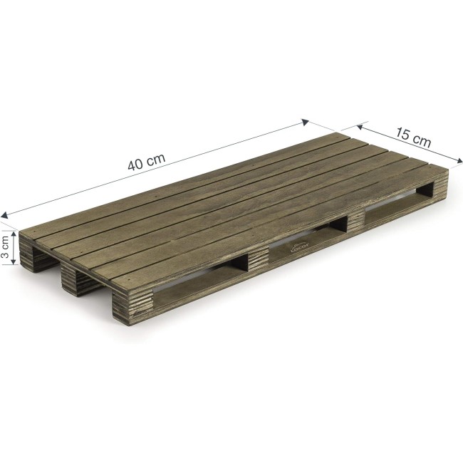 Дървена дъска за сервиране тип "Палет", 40x15xh3см – Lacor