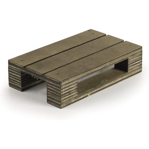 Дървена дъска за сервиране тип "Палет", 13x8xh3см – Lacor