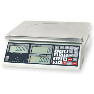 Професионална електронна везна / кантар с квадратна основа, до 30кг, 0,2W (max), IPX 54, 30x32x12см - Lacor