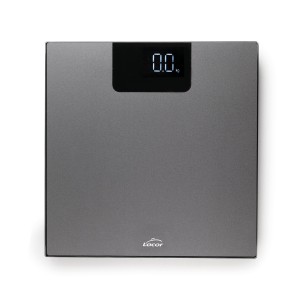 Дигитален кантар, 28,5x28,5см, до 180кг, kg/lb/st:lb, сив – Lacor