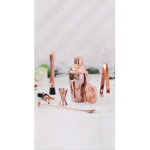 Иноксов бар сет за приготвяне на коктейли, copper - Lacor