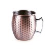 Иноксова релефна чаша за коктейли с дръжка, ф9см, h10см, 550мл, copper, MOSCOW MULE - Lacor
