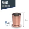 Иноксова чаша за коктейли, 18/10, 350мл, h10см, copper, JULEP MUG – Lacor