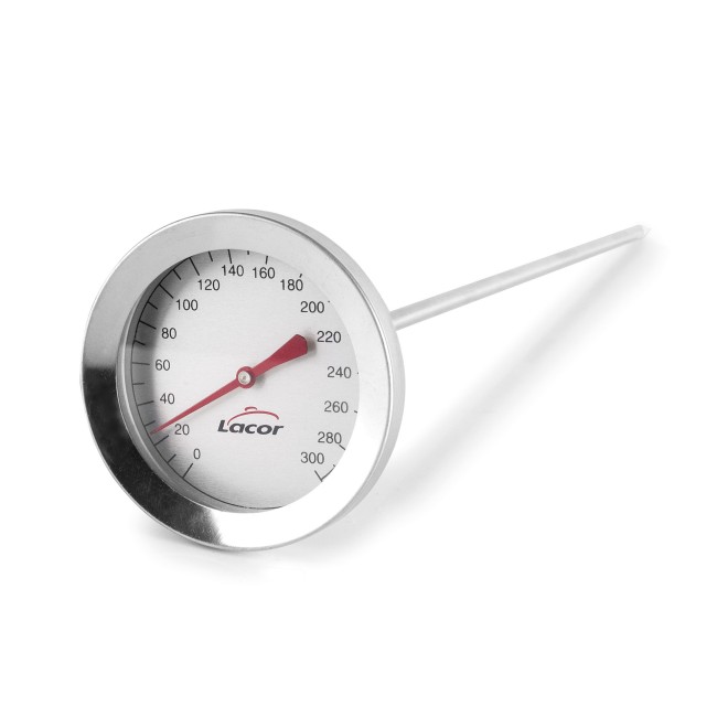 Термометър с иноксова сонда и щипка, 18/10, 33см, 0°C / 300°C – Lacor