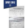 Метална стойка за 12бр чаши на столче, 29x31,50xh5см, DUE – Lacor