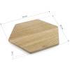Дървена магнитна подложка за тенджери / тигани, 23x20см - Lacor