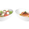 Меламинова скосена купа, кръгла, ф25см, h12,5см, бяла, стакабъл – Lacor
