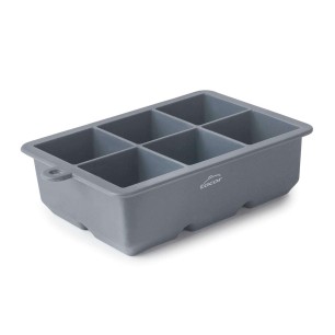 Силиконова форма за 6 големи кубчета лед, правоъгълна, 15,2x10,5xh4,5см, Ice XL – Lacor