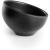 Меламинова купа, скосена, кръгла, ф8см, h5см, черна, стакабъл, WHITE AND BLACK – Lacor