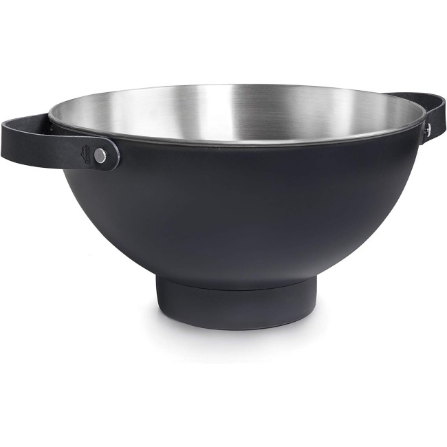 Иноксова шампаниера с 2 кожени дръжки, ф36см, h20,5см, 11,5л, MOON BLACK - Lacor