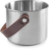 Иноксов съд за лед с кожена дръжка, ф14см, h12см, 1,5л, MOON INOX - Lacor