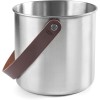 Иноксов съд за лед с кожена дръжка, ф18см, h19см, 4л, MOON INOX - Lacor