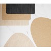 Подложка за хранене, PVC, 45x36см, асиметрична, arena / пясъчно – Lacor
