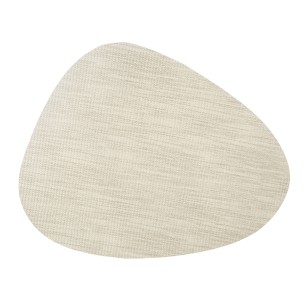 Подложка за хранене, PVC, 45x36см, асиметрична, бежава – Lacor