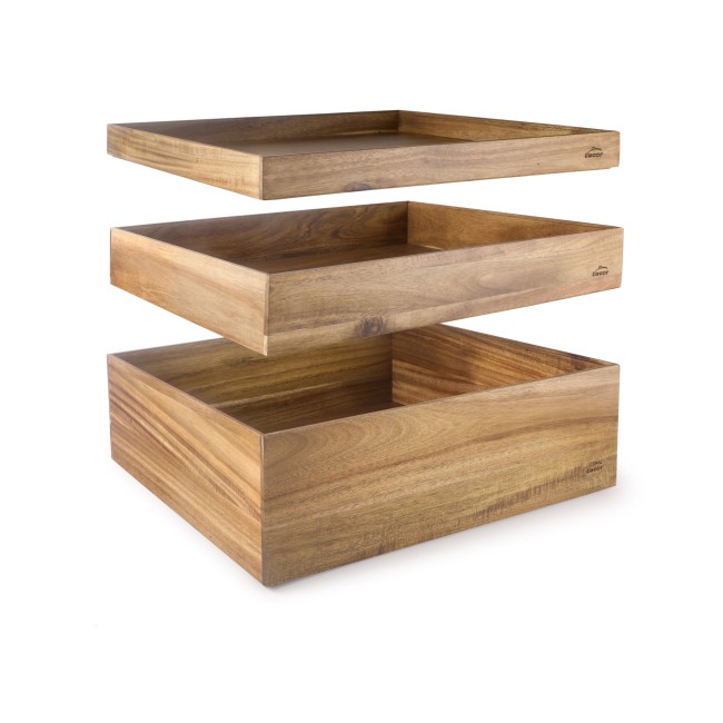 Дървена кутия за бюфет, GN 1/1, 53x32,5xh4,5см, Nord, стакабъл – Lacor