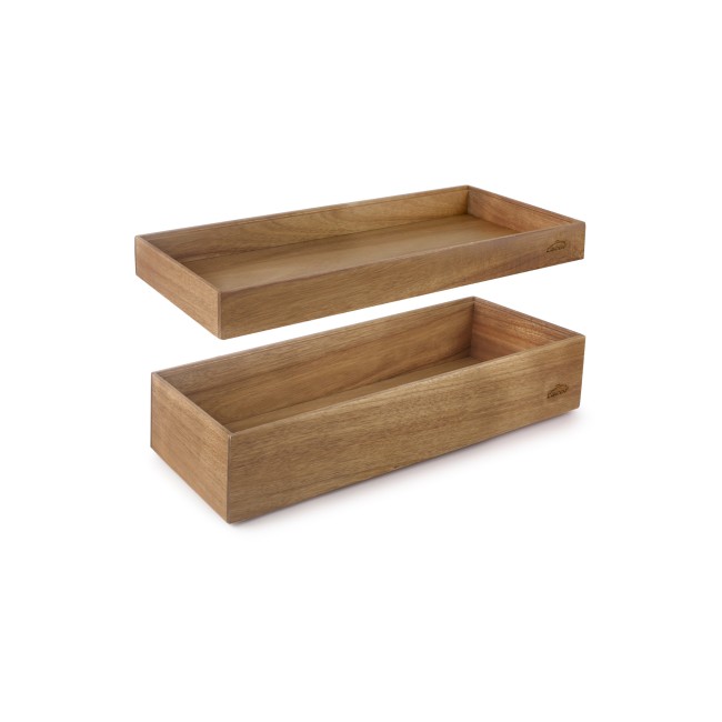 Дървена кутия за бюфет, GN 2/4, 53x16,2xh4,5см, Nord, стакабъл – Lacor