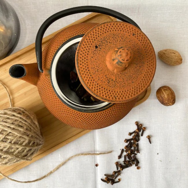 Чугунен чайник Teteras   bamboo  600мл  - Lacor
