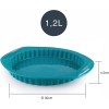 Силиконова форма за тарт, ф30см, h4,5см, 1,2л, кръгла, OCEAN, PLATINIUM – Lacor