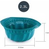 Силиконова форма за кекс, ф22см, h11см, 2,3л, кръгла, OCEAN, PLATINIUM – Lacor