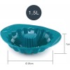 Силиконова ниска форма за кекс, ф25см, h7см, 1,5л, кръгла, OCEAN, PLATINIUM – Lacor