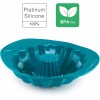 Силиконова ниска форма за кекс, ф25см, h7см, 1,5л, кръгла, OCEAN, PLATINIUM – Lacor