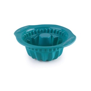 Силиконова мини форма за кекс, ф15см, h6,5см, 0,5л, кръгла, OCEAN, PLATINIUM – Lacor