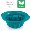 Силиконова мини форма за кекс, ф15см, h6,5см, 0,5л, кръгла, OCEAN, PLATINIUM – Lacor