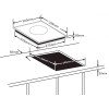 Индукционен електрически плот / котлон, 220-240V, 50/60Hz, 2000W, 6 нива, 0 – 180мин, 31x36x7,5см, 2,9кг, EXPERT – Lacor