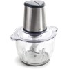 Електрически чопър с 4 остриета, инокс/стъкло, 2 скорости, 220-240V, 50/60Hz, 300W, 2л, 21x17,5x27см, 2,1кг, QUARTZ – Lacor