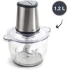 Електрически чопър с 4 остриета, инокс/стъкло, 2 скорости, 220-240V, 50/60Hz, 300W, 1,2л, 18,7x16x25см, 1,6кг, QUARTZ – Lacor