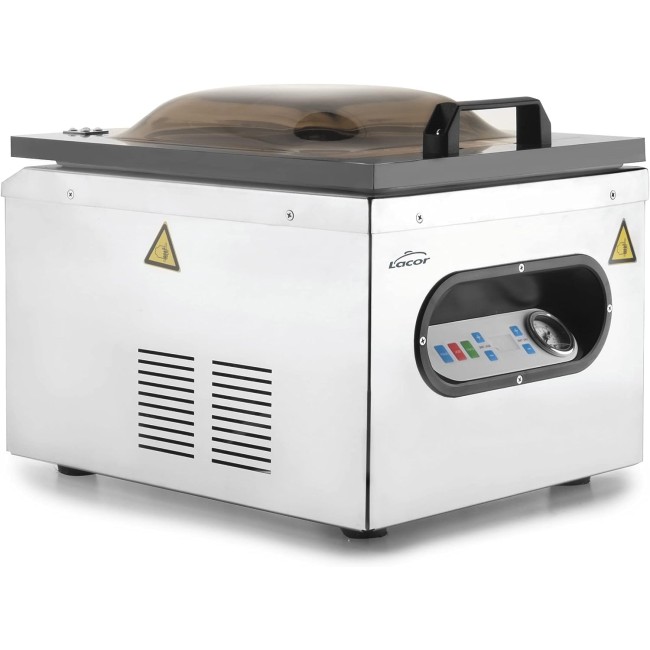 Професионален електрически уред за вакуумиране на храна, 220-240V, 50Hz, 630W, 0,9 bar, 83л/мин, 42x36x36,5см, 24,5кг - Lacor