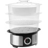 Електрически уред за готвене на пара, 220-240V, 50/60Hz, 1000W, 100°C (max), 12л, 41x35x26,57см, 3,16кг, ECCO - Lacor