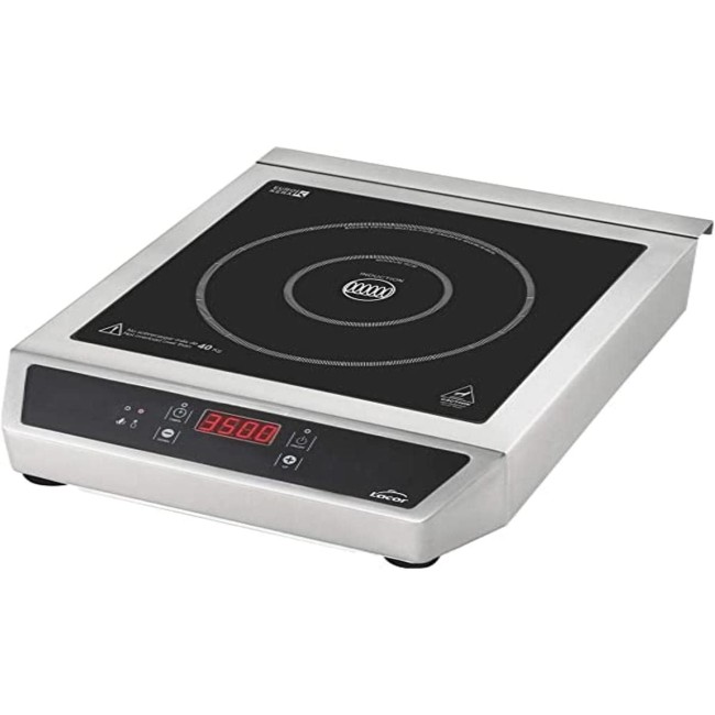 Професионален индукционен електрически плот / котлон, 220-240V, 50/60Hz, 3500W, 17 нива, 35°C - 240°C, 0 – 180мин, 34x43x12см, 7,35кг, CHEF – Lacor