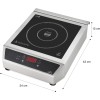 Професионален индукционен електрически плот / котлон, 220-240V, 50/60Hz, 3500W, 17 нива, 35°C - 240°C, 0 – 180мин, 34x43x12см, 7,35кг, CHEF – Lacor