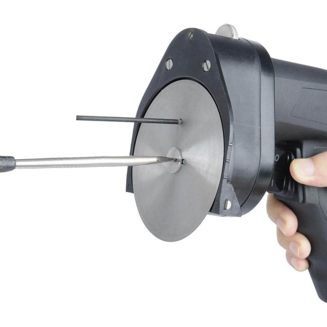 Електрически нож за кебап / дюнер, 220-240V, 50/60Hz, 80W, 2.800 r.p.m, острие: 10см, 0 – 8 мм, 19,9x11,4x18,4см, 1,2кг, KEBAB – Lacor