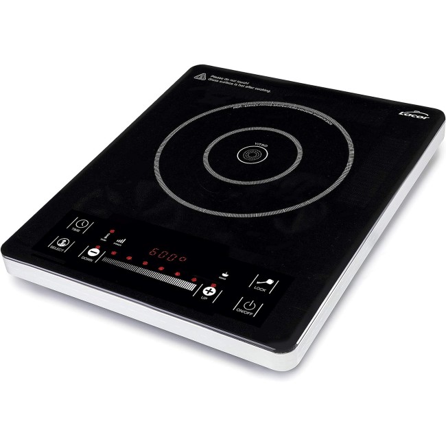 Електрически керамичен плот / котлон, 220-240V, 50/60Hz, 2000W, 60°C - 600°C (8 нива), 0 - 240мин, ф10/20см, 39x32x5,5см, 2,6кг, ENERGY – Lacor