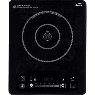 Електрически керамичен плот / котлон, 220-240V, 50/60Hz, 2000W, 60°C - 600°C (8 нива), 0 - 240мин, ф10/20см, 39x32x5,5см, 2,6кг, ENERGY – Lacor