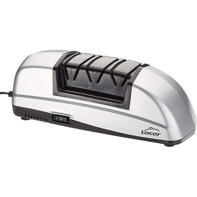 Електрическо точило за ножове, правоъгълно, 220-240V, 50-60Hz, 80W, 32x11,5x10см, 2,2кг - Lacor