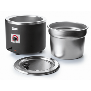 Отоплител за супа INOX 18/10, 220-240V, 50/60HZ, 800W, 30-90°C, 11л., ф33x32см - Lacor