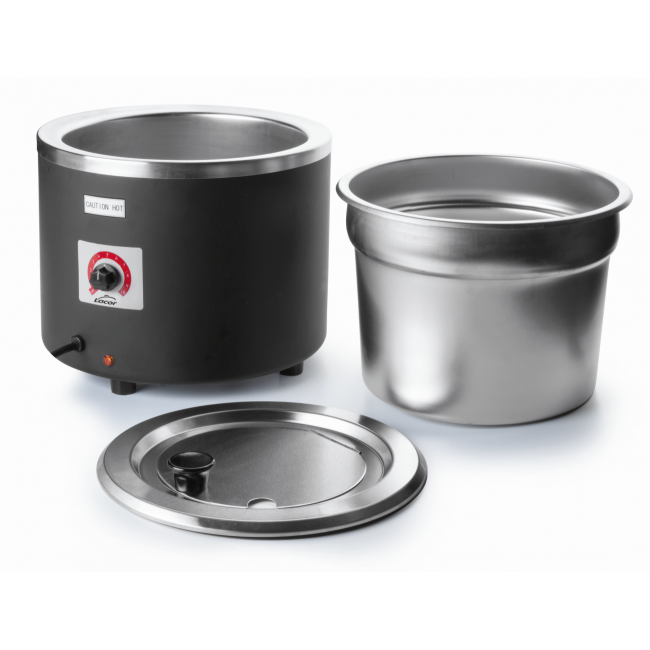 Отоплител за супа INOX 18/10, 220-240V, 50/60HZ, 800W, 30-90°C, 11л., ф33x32см - Lacor