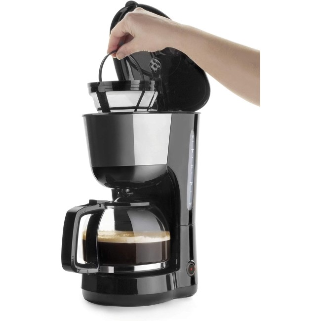 Електрическа кафемашина с филтър и стъклена кана, 220-240V, 50/60Hz, 1000W, 10 чаши, 1,25л, 31x21x22см, 1,25кг – Lacor