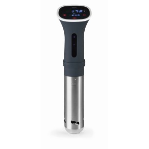 Електрически уред за нискотемпературно готвене / Sous Vide (су вид), 220-240V; 50/60Hz, 1200W, 20-90 °C (1 °C), 15л max, 10x37см, антацит, GOURMET - Lacor